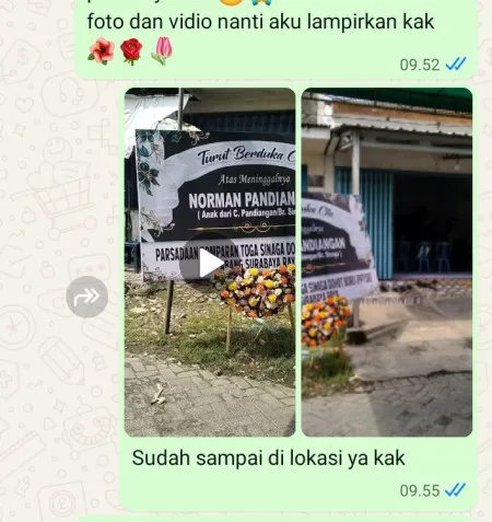 Pengiriman Karangan Bunga Pangulah Selatan Baru